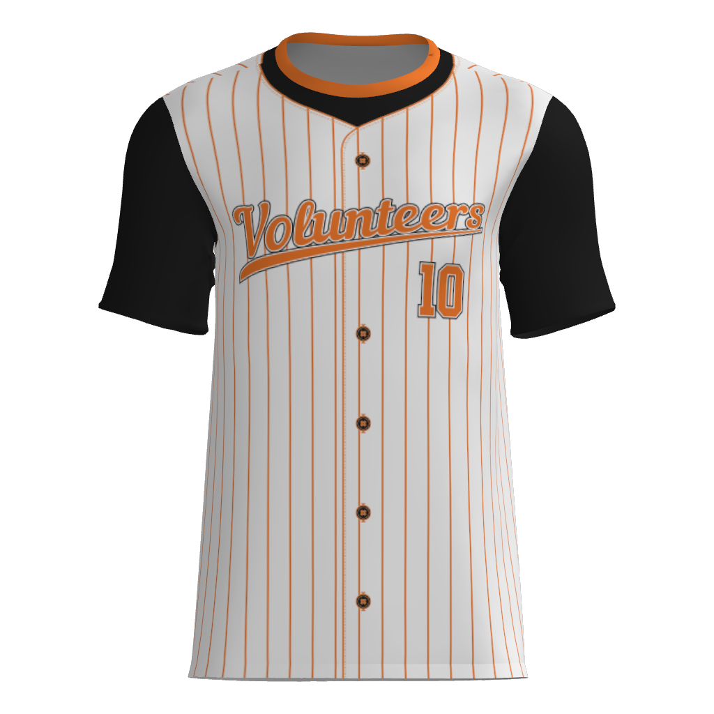 Vols Pinstripe Crew Neck Game Jersey