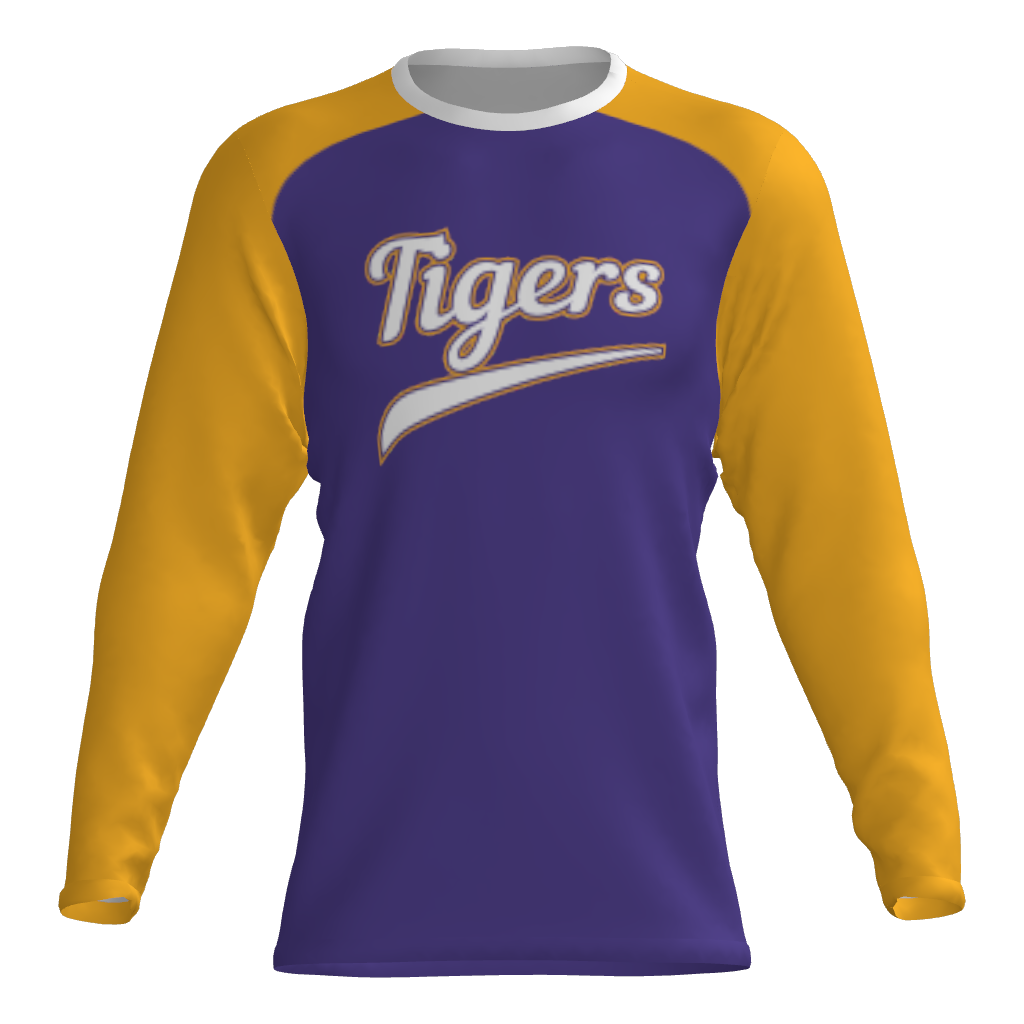 Tigers Player Long Sleeve Dri-Gear Sublimated Tee Shirt