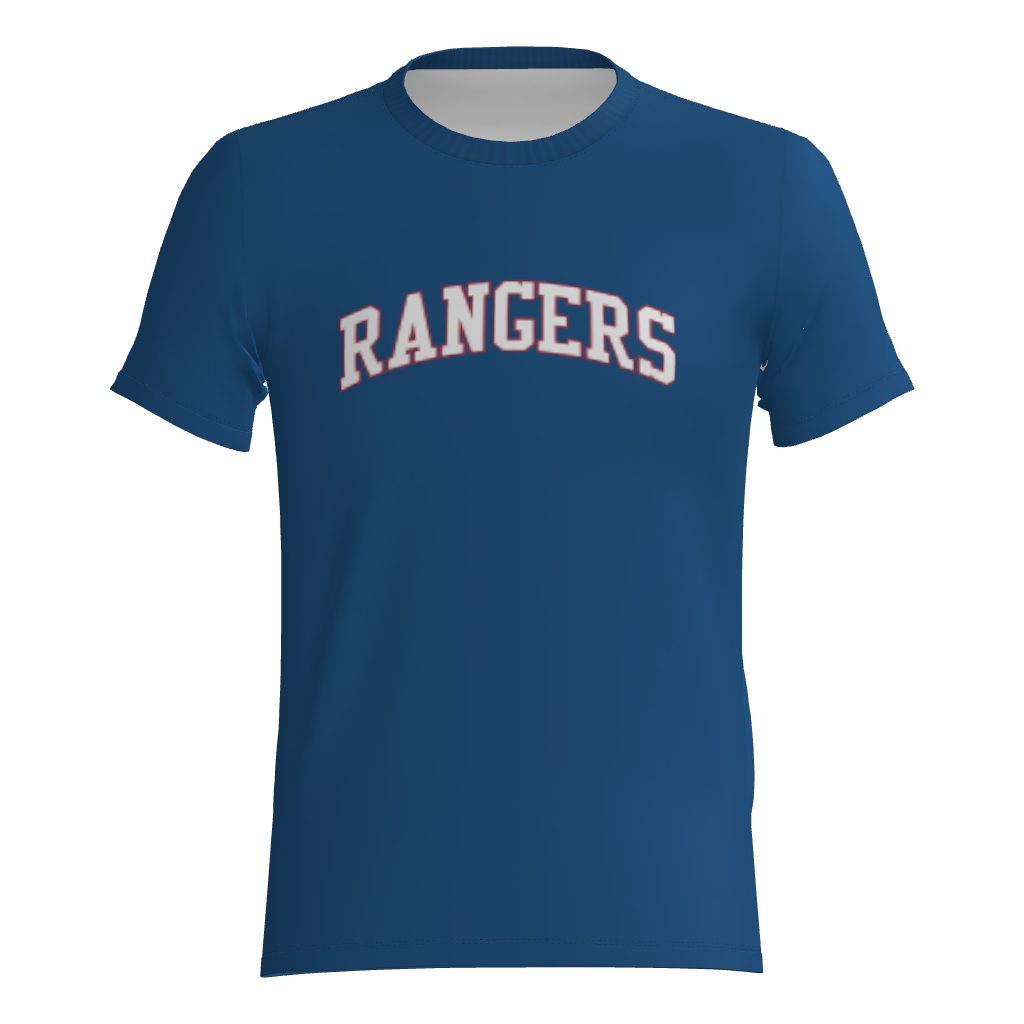 Carter Rangers Short Sleeve Cotton Blend DTF Fan Tee Shirt