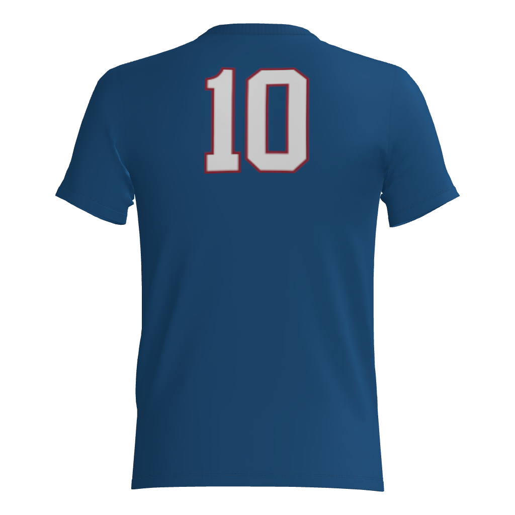 Carter Rangers Short Sleeve Cotton Blend DTF Fan Tee Shirt