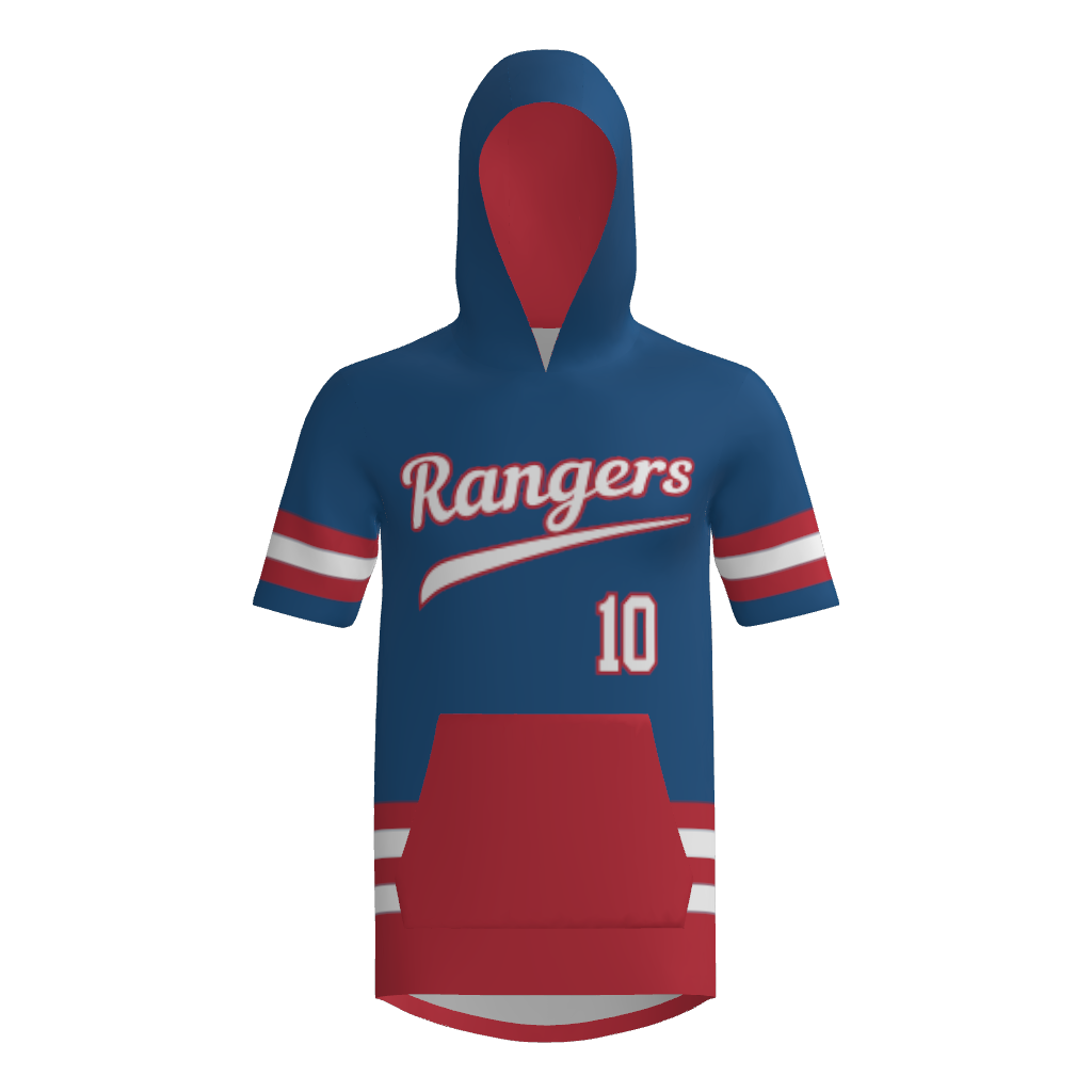 Carter Rangers Short Sleeve Sublimated Hoodie