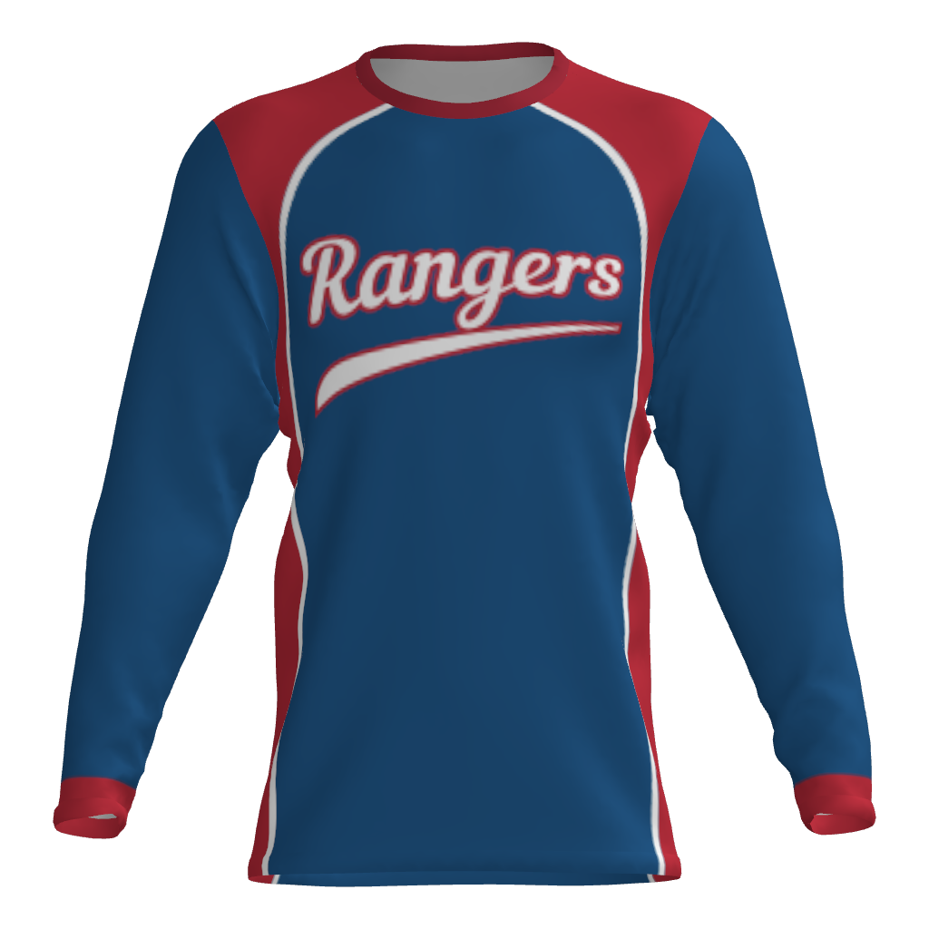 Carter Rangers Long Sleeve Dri-Gear Sublimated Tee Shirt