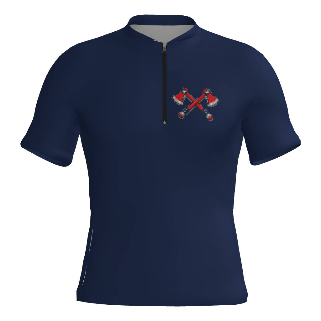 Tomahawks Short Sleeve Cage Jacket - Navy
