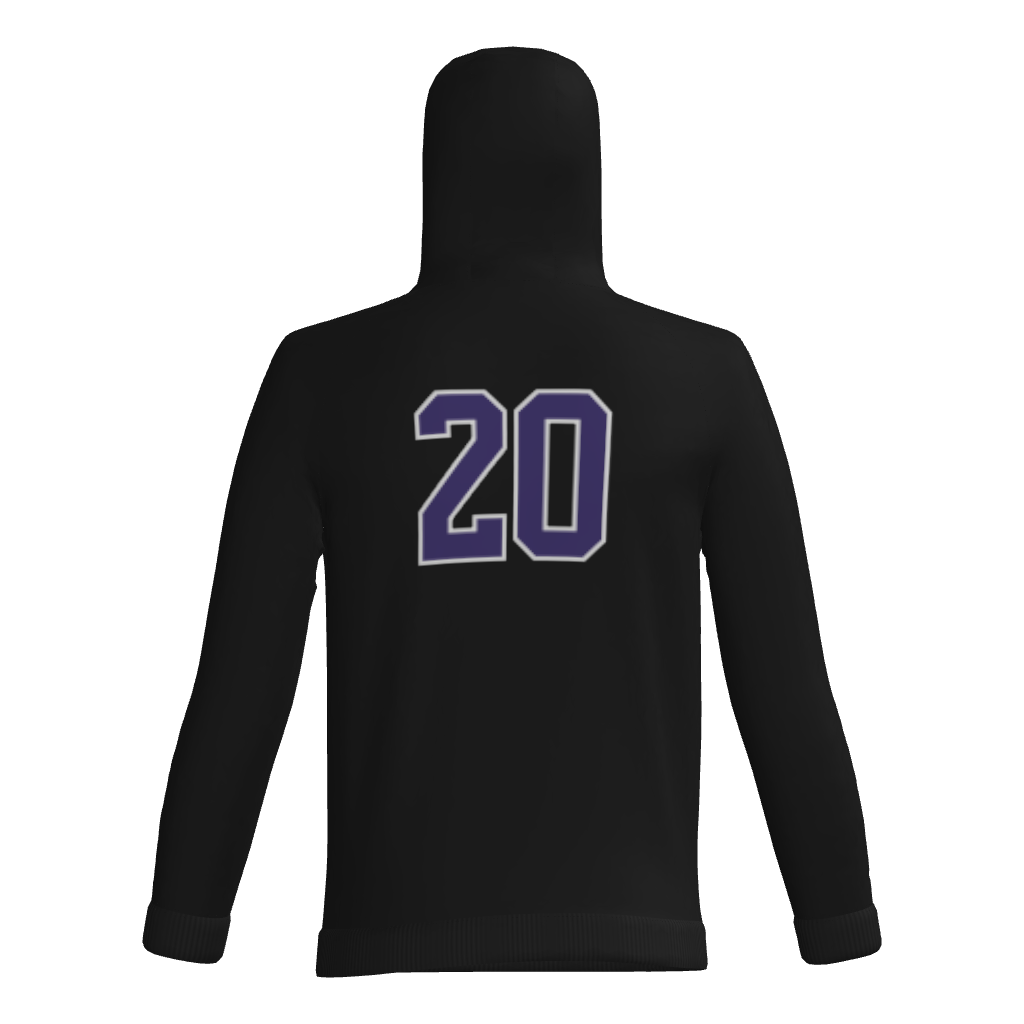 Alcoa Vipers Black Lineup Fleece DTF Hoodie