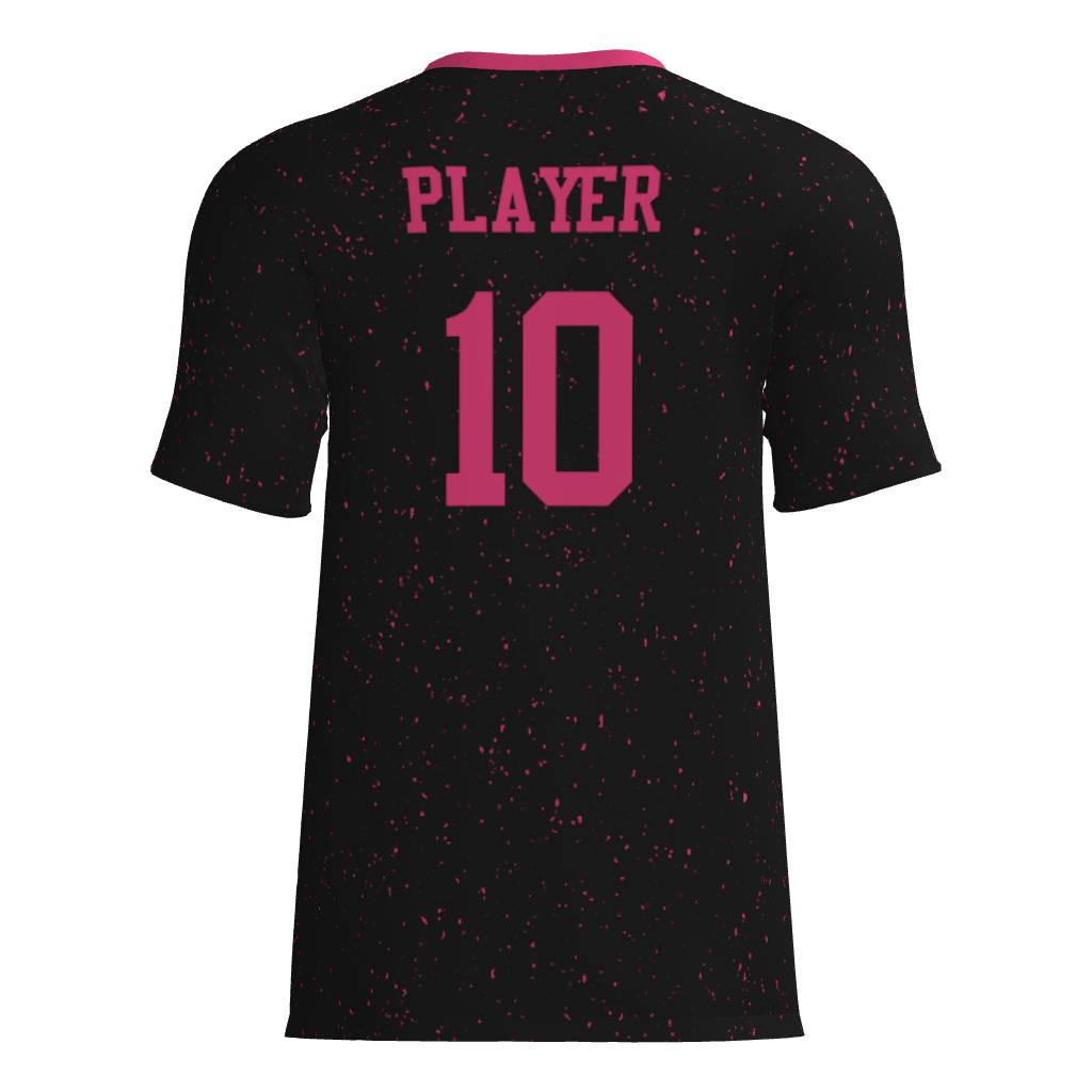 Pink Lightning Short Sleeve Dri-Gear Sublimated Fan Jersey