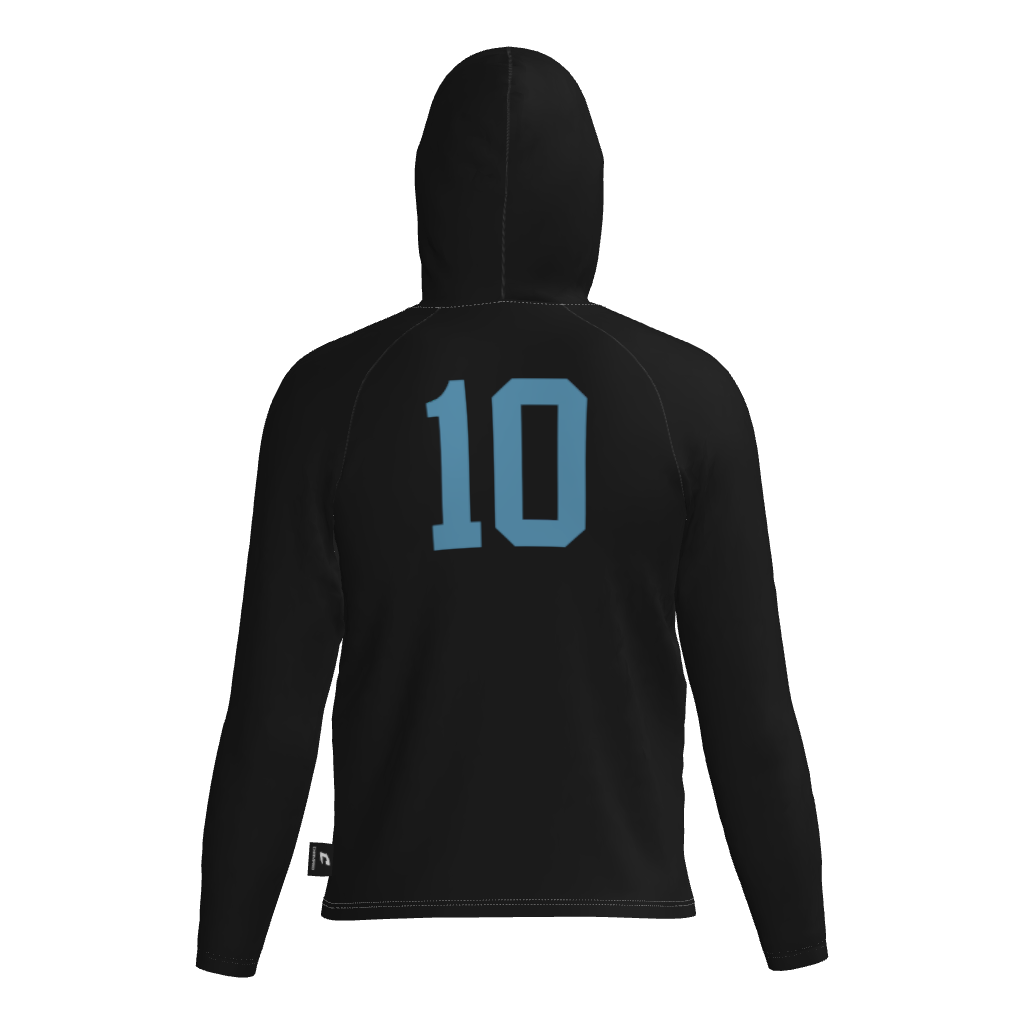 Hustlin' Howlers DTF Long Sleeve Dri Gear T-Shirt Hoodie