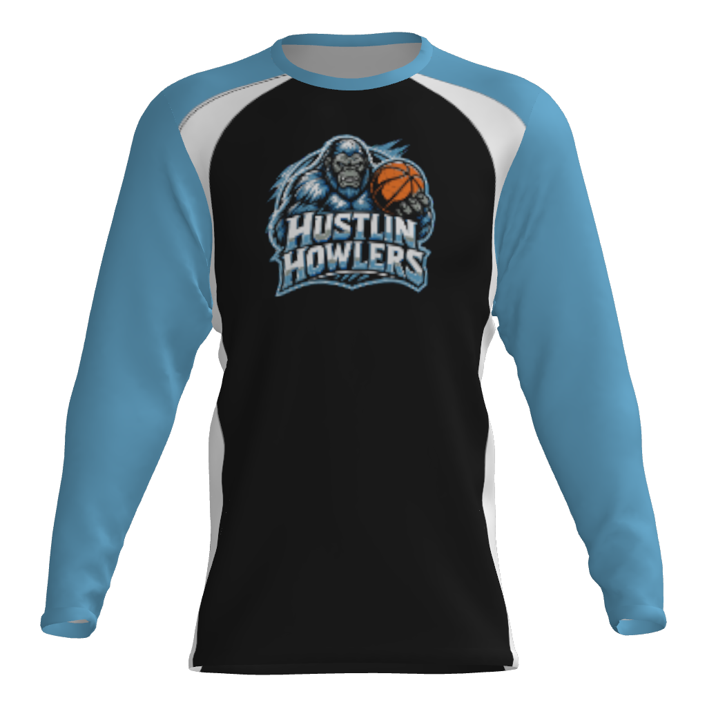 Hustlin' Howlers Long Sleeve Dri-Gear Sublimated T-Shirt