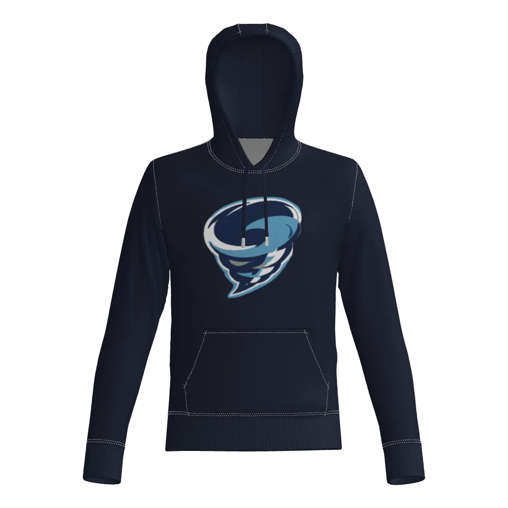Lady Cyclones 60/40 Cotton Blend DTF Fleece Hoodie W/ Number