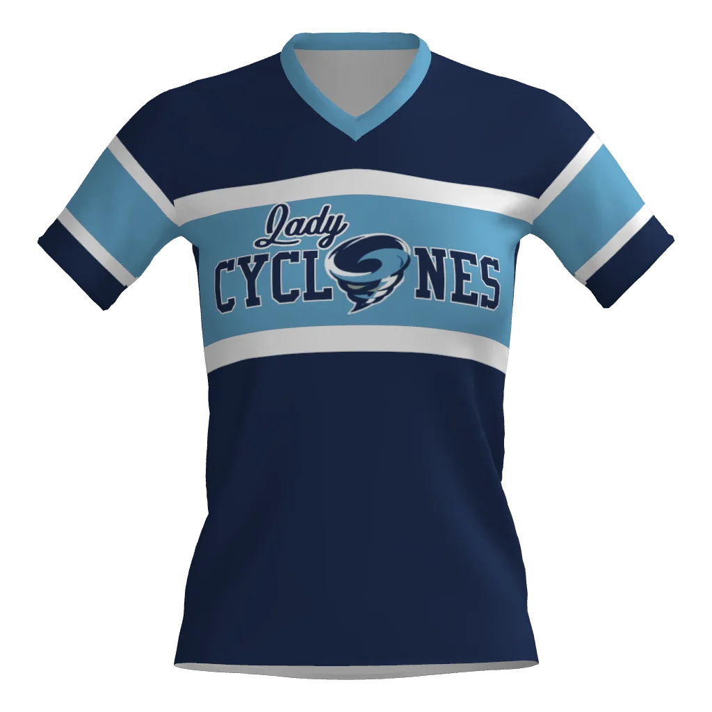 Lady Cyclones V-Neck Game Jersey