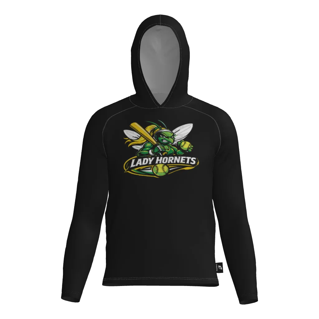 Lady Hornets DTF Long Sleeve Dri Gear T-Shirt Hoodie