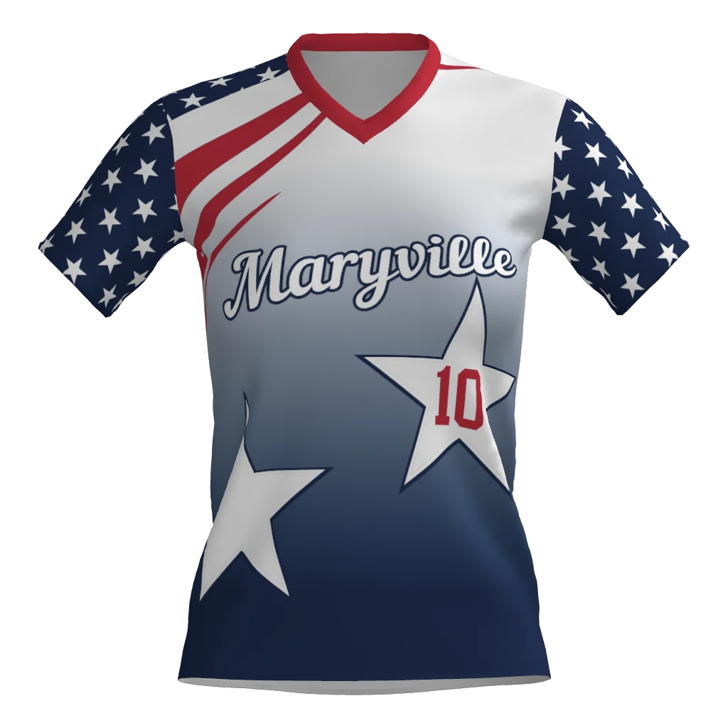 MLL Softball All-Stars V-Neck Game Jersey
