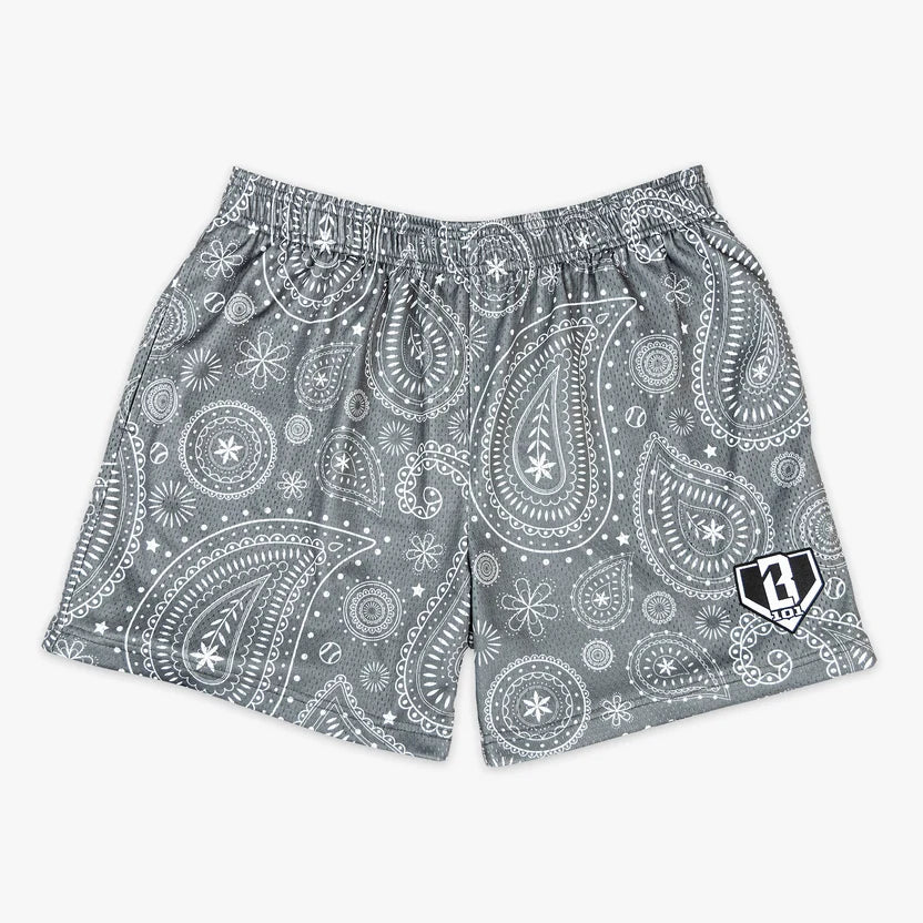 New Baseball Lifestyle 101 Paisley Shorts - Adult Medium