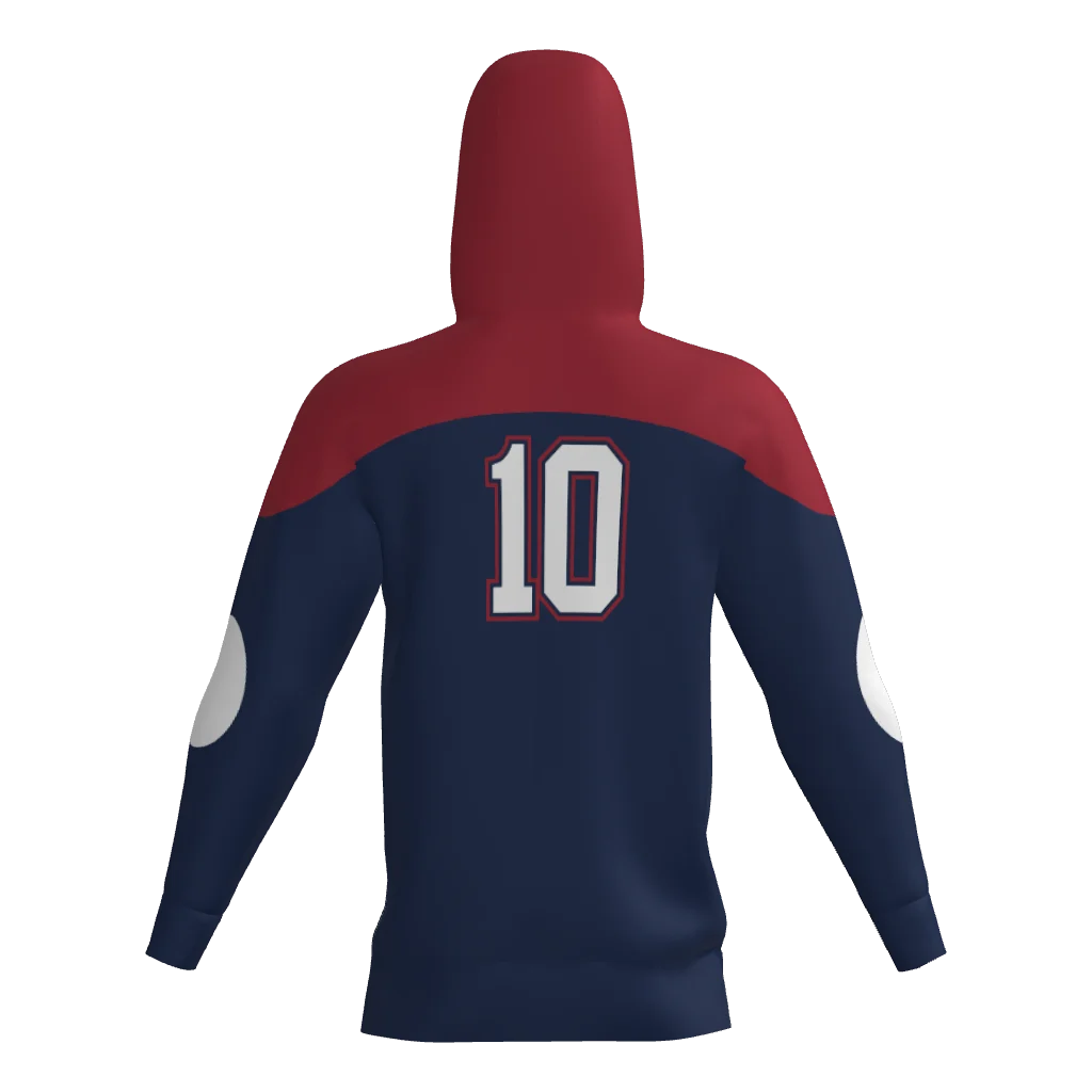 Raptors Sublimated Fleece Hoodie W/ Number
