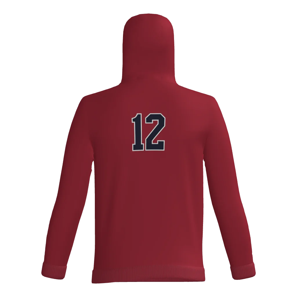 South Doyle Middle Champro Victory 100% Polyester Fleece Player Hoodie - Red