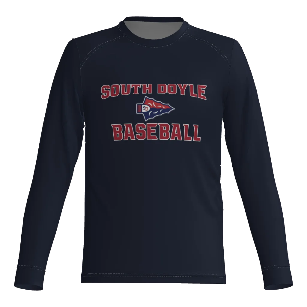 South Doyle Middle Champro Fan Long Sleeve Dri-Gear Tee Shirt