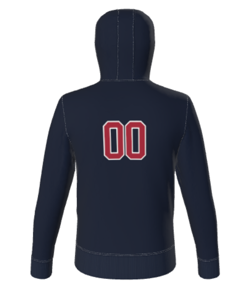 South Doyle Middle Champro Victory 60/40 Cotton Blend Fleece Player Hoodie - Navy