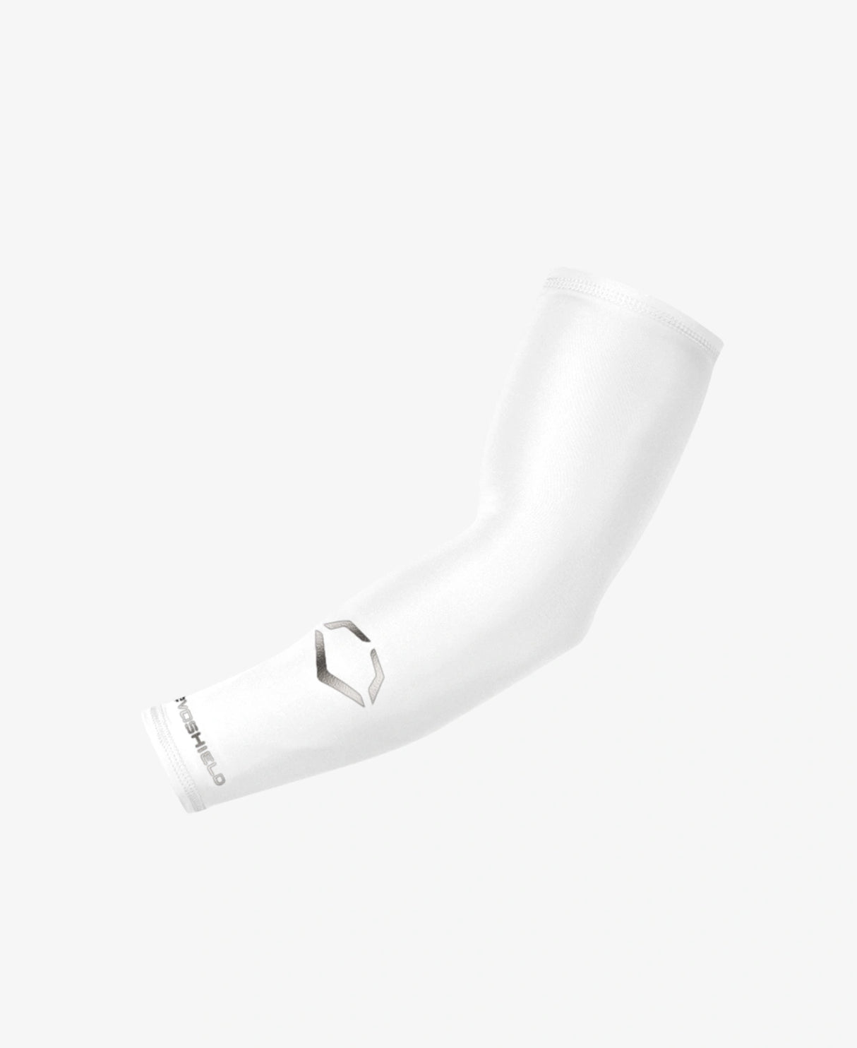 New Evoshield Youth Solid Compression Arm Sleeve - White