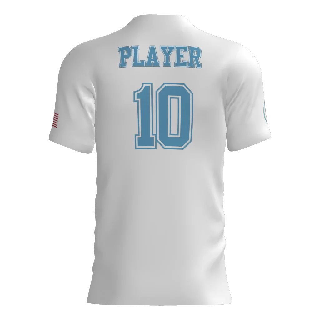 Tristar Elite 9u 2-Button Game Jersey - White
