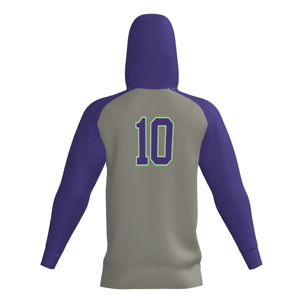 Diamond Ducks Sublimated Fleece Hoodie W/ Number