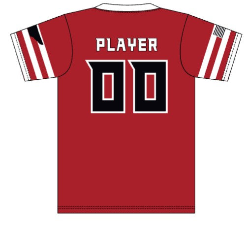 Elite 12u V-Neck Game Jersey - Scarlet