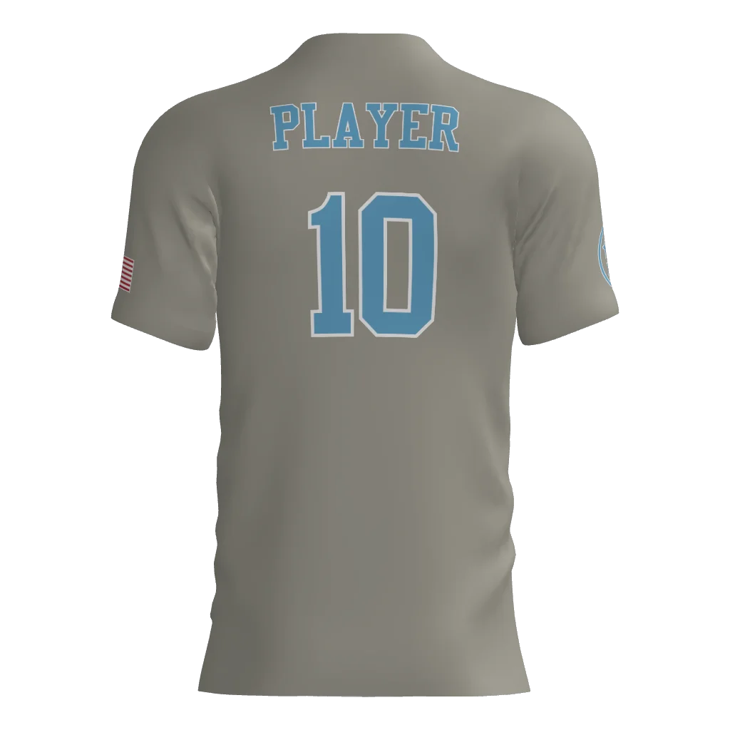 Tristar Elite 9u 2-Button Game Jersey - Grey