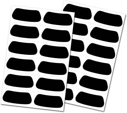 Rawlings Eye Black Adhesive Stickers - 12 Pairs