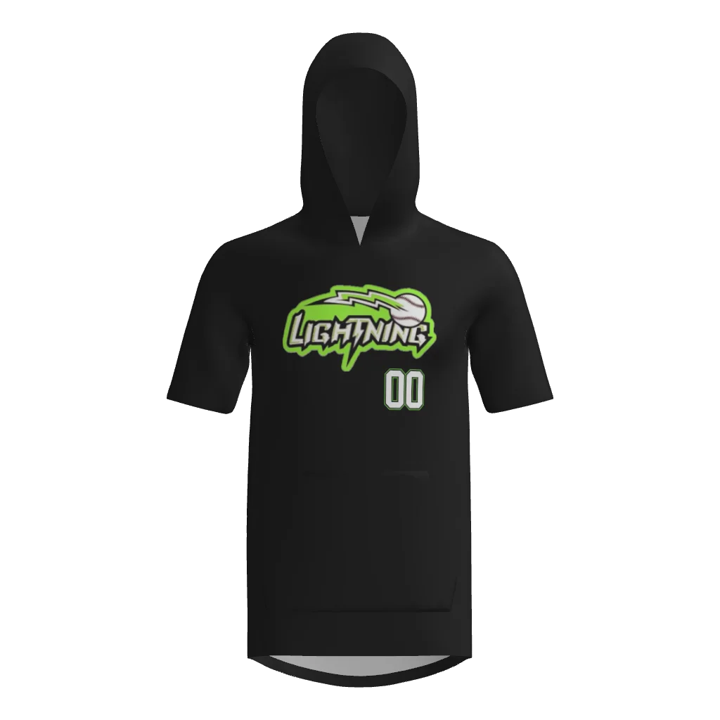 Bower Lightning Champro Short Sleeve Sublimated Fleece Hoodie