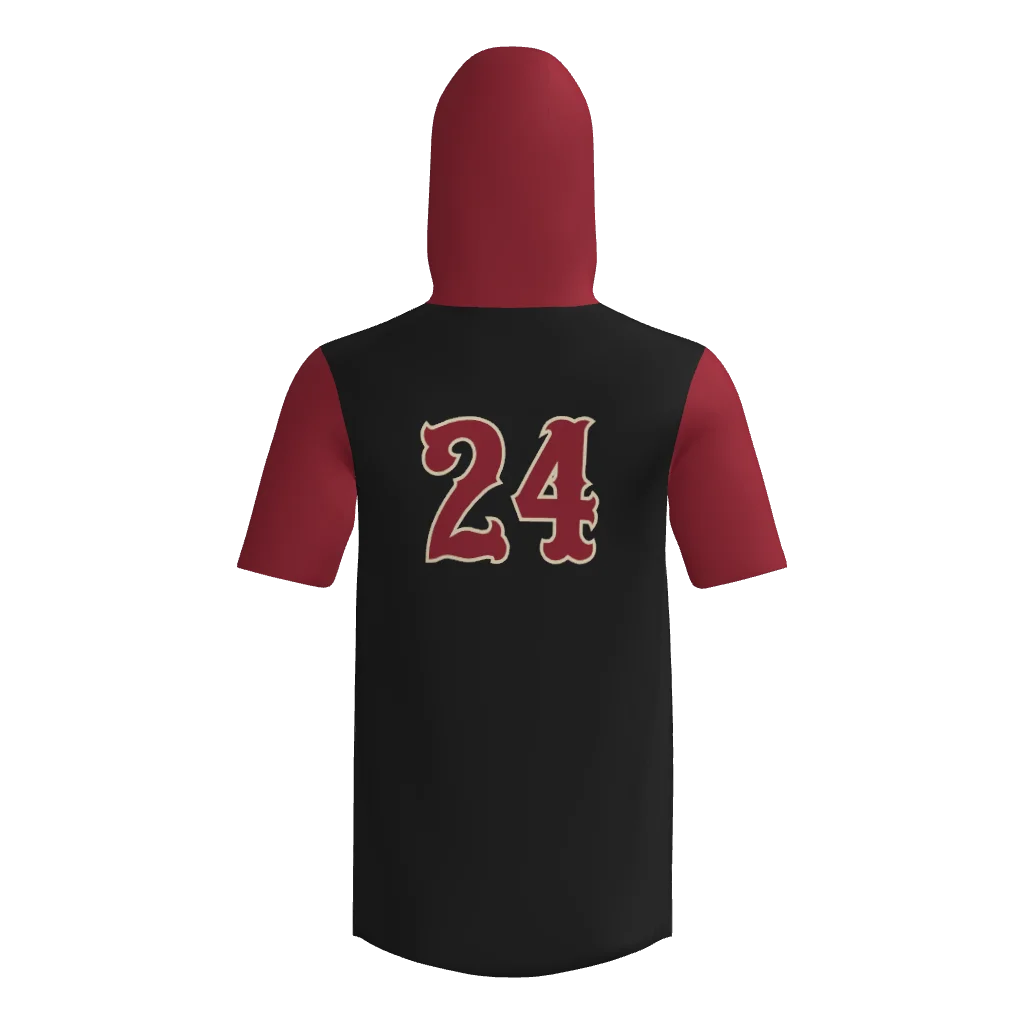 Outlaws Short Sleeve Sublimated Hoodie