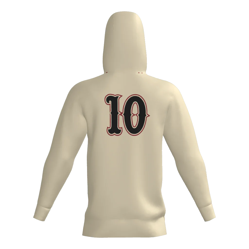 Outlaws Sublimated Fleece Hoodie W/ Number