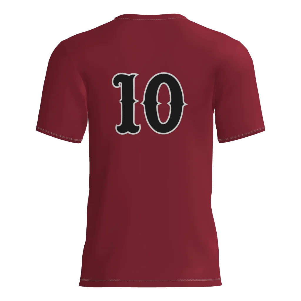 Outlaws Short Sleeve Dri-Gear DTF Tee Shirt W/Number