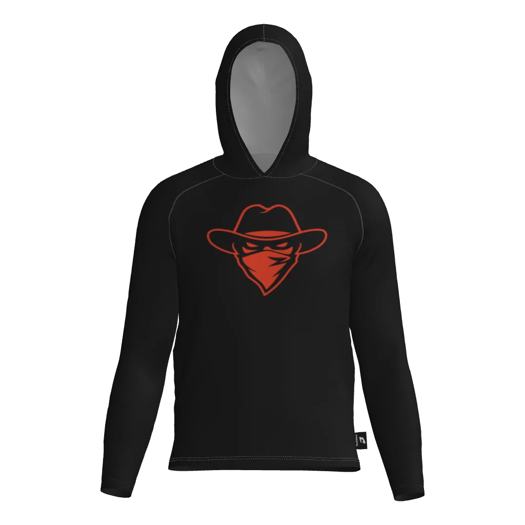 Outlaws DTF Long Sleeve Dri Gear T-Shirt Hoodie