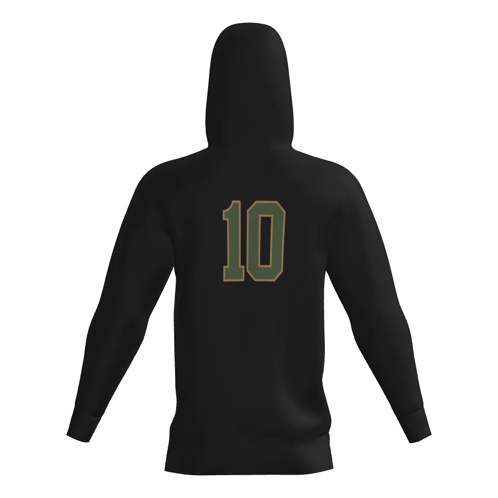 Recruits Sublimated Fleece Hoodie W/ Number