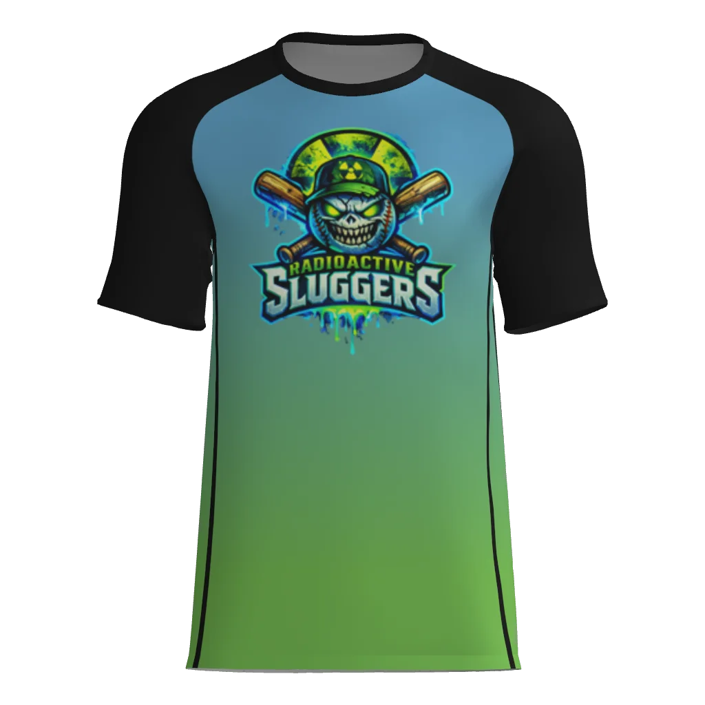 Radioactive Sluggers Short Sleeve Dri-Gear Sublimated Player Tee Shirt