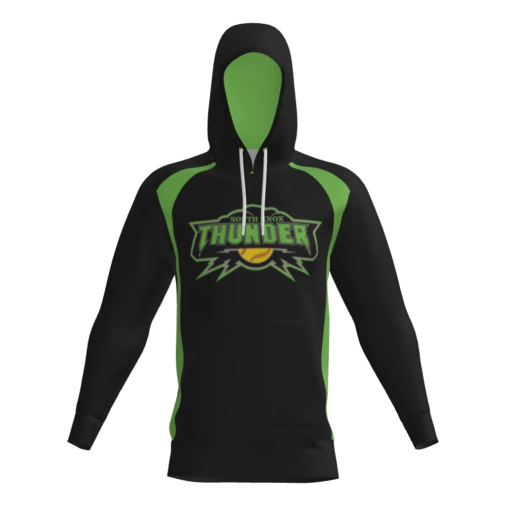 South Knox Thunder Sublimated Fleece Hoodie W/ Number