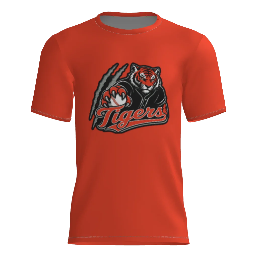 Tigers Short Sleeve Dri-Gear DTF Tee Shirt W/ Name & Number