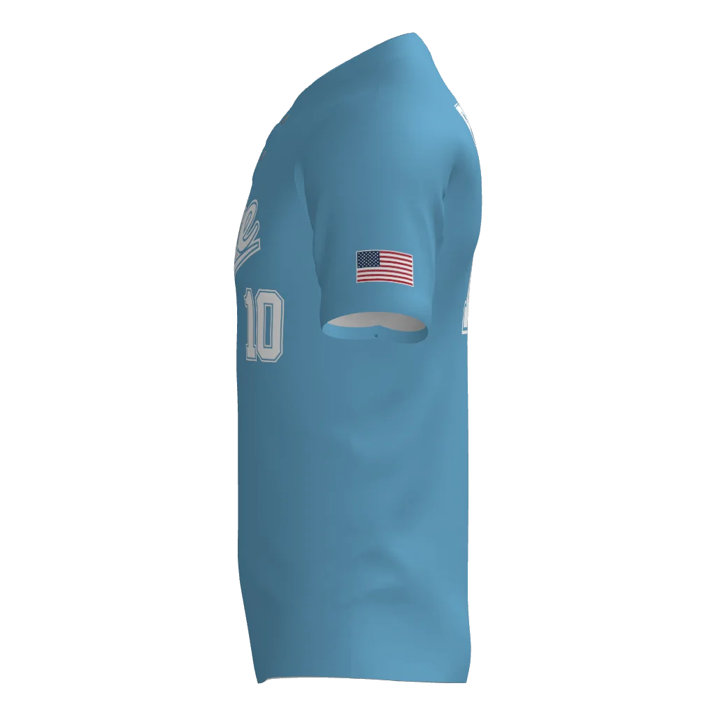 Tristar Elite 9u 2-Button Game Jersey - Blue