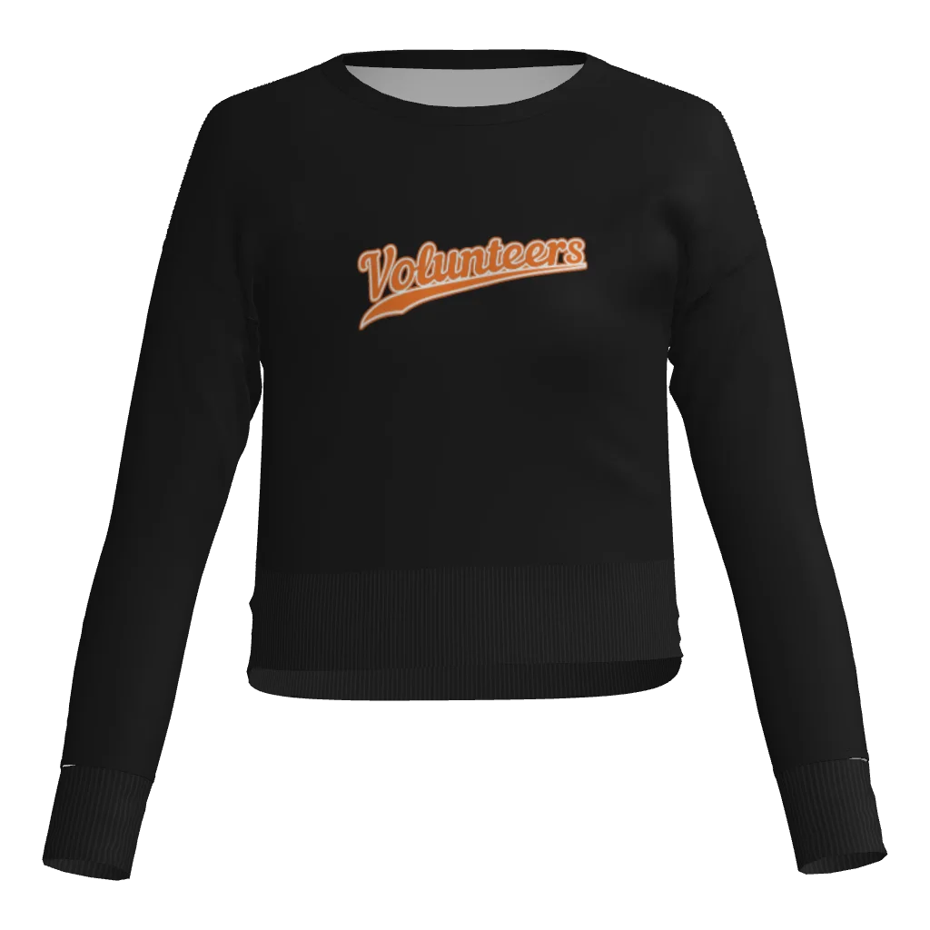 Vols Women's Crop Crew Neck Sweatshirt