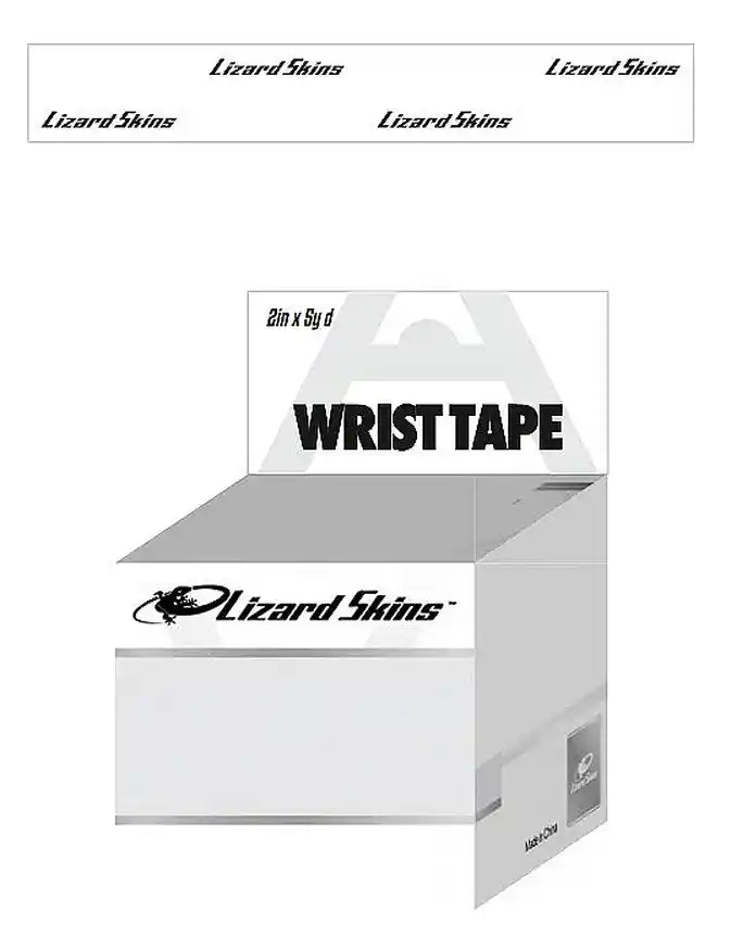 Lizard Skins Wrist Tape 2in x 5yd - White