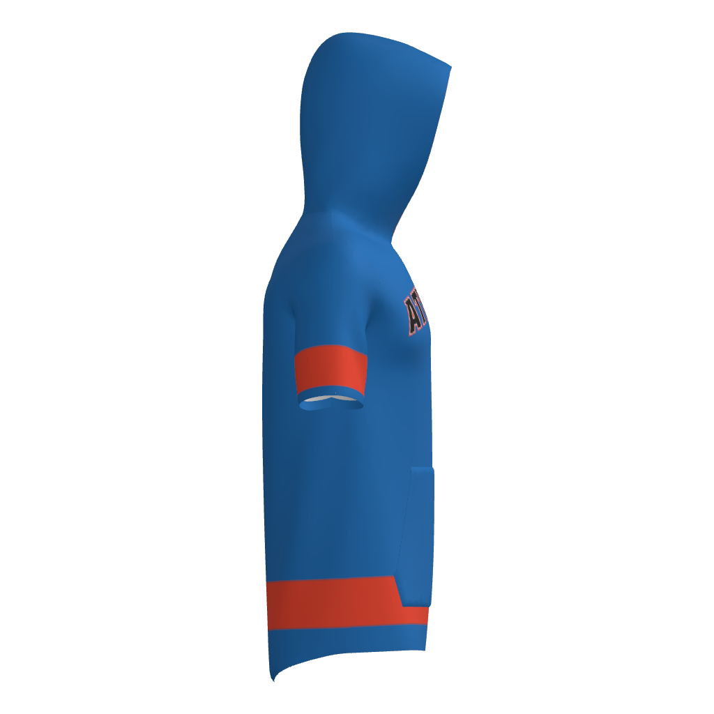 Kinetic Athletix Short Sleeve Sublimated Player Hoodie - Blue