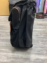 Used Rawlings Gold Collection Wheeled Bat Bag - Black/Rose Gold