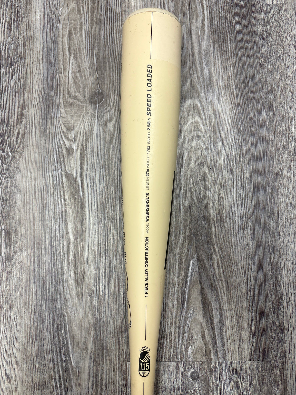 Used 2023 Warstic BoneSaber Alloy 27/17 USSSA Certified Drop 10