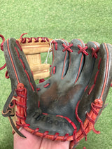 Used Wilson A2000 1788 11.25 I-Web Infielders Glove Navy & Blonde W/Red Lace