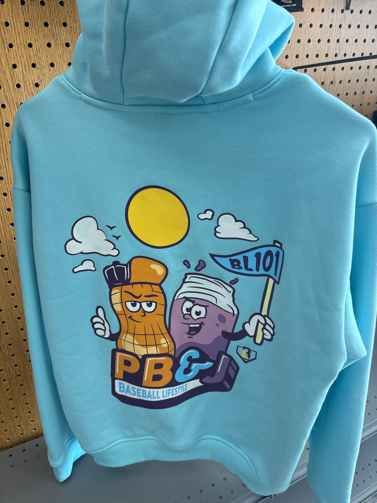 Baseball Lifestyle 101 PB & J Hooide - Youth XL