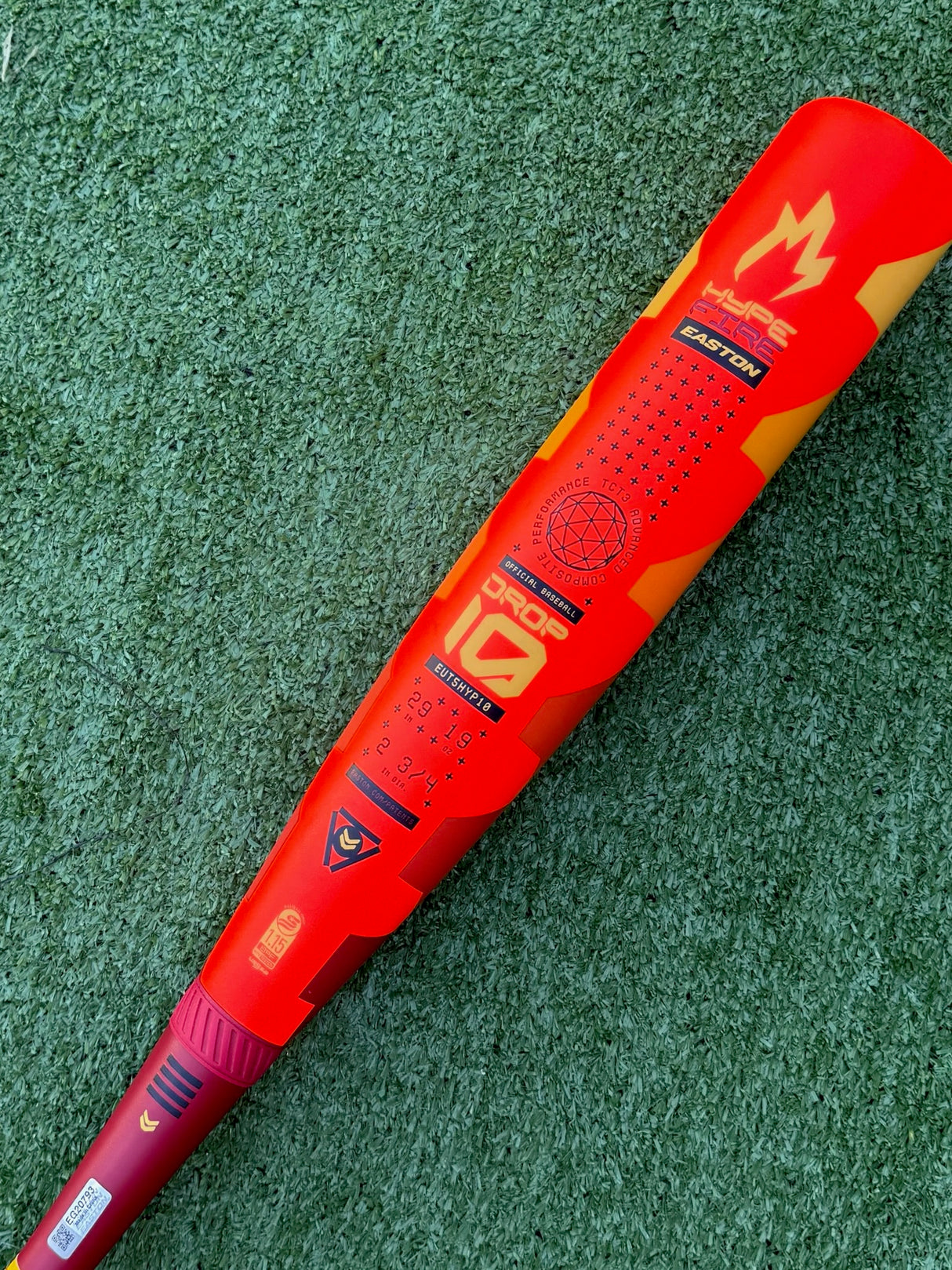Used 2025 Easton Hype Fire 29/19 USSSA Certified Drop 10