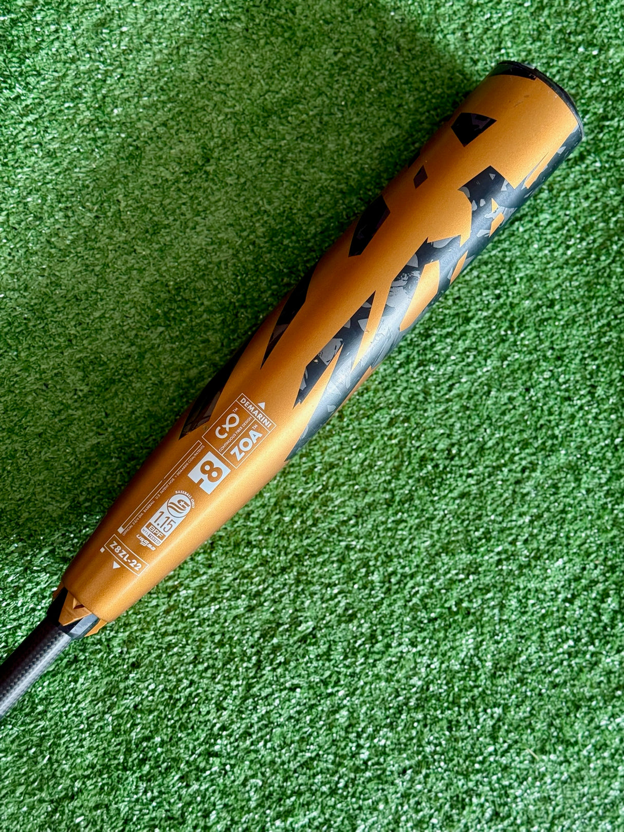 Used 2022 DeMarini Zoa 31/23 USSSA Certified Drop 8