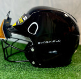 Black EvoShield XVT Batting Helmet with Softball Facemask - S/M
