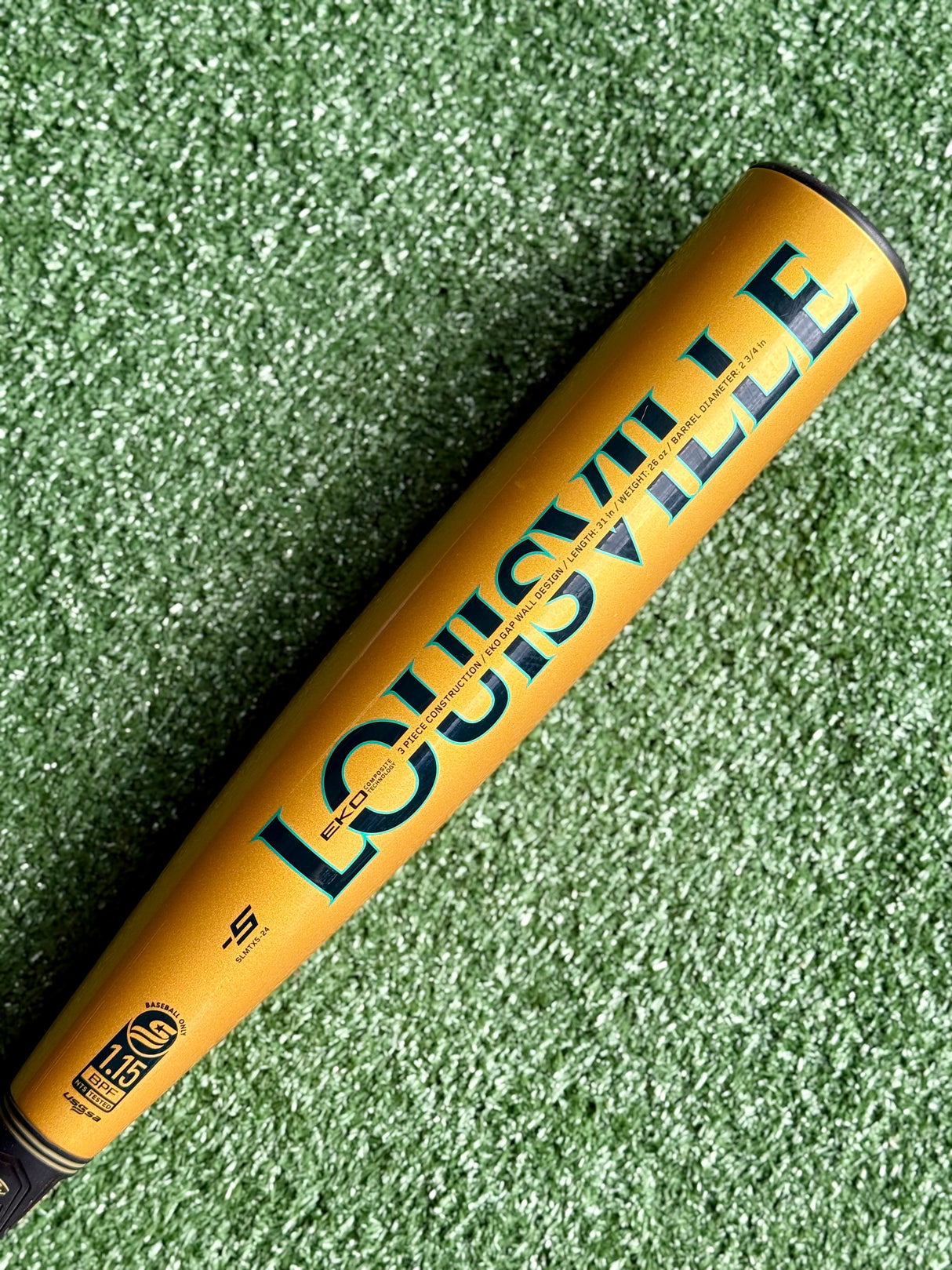Used 2024 Louisville Slugger Meta "Gold" 31/26 USSSA Certified Drop 5