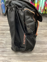 Used Rawlings Gold Collection Wheeled Bat Bag - Black/Rose Gold