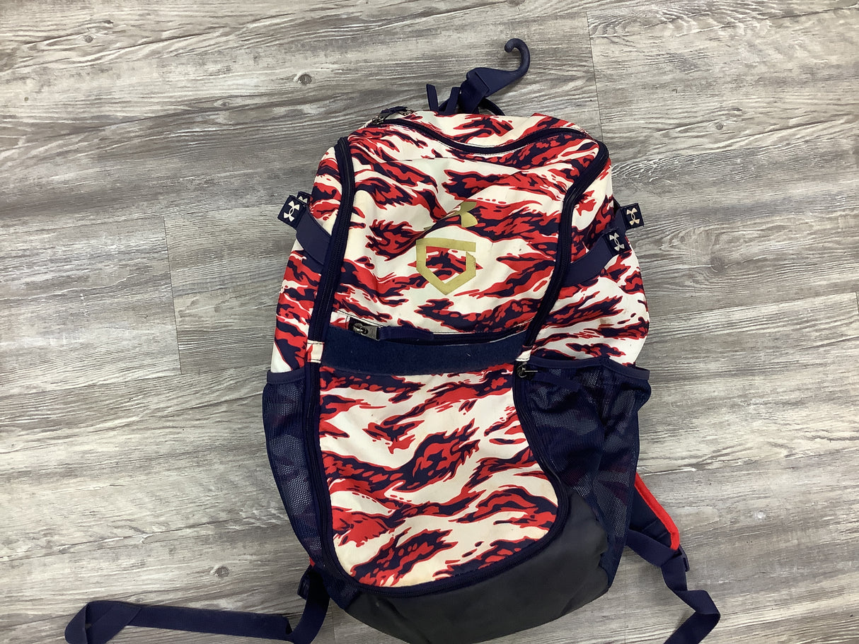 Used Under Armor Utility Baseball Print Backpack