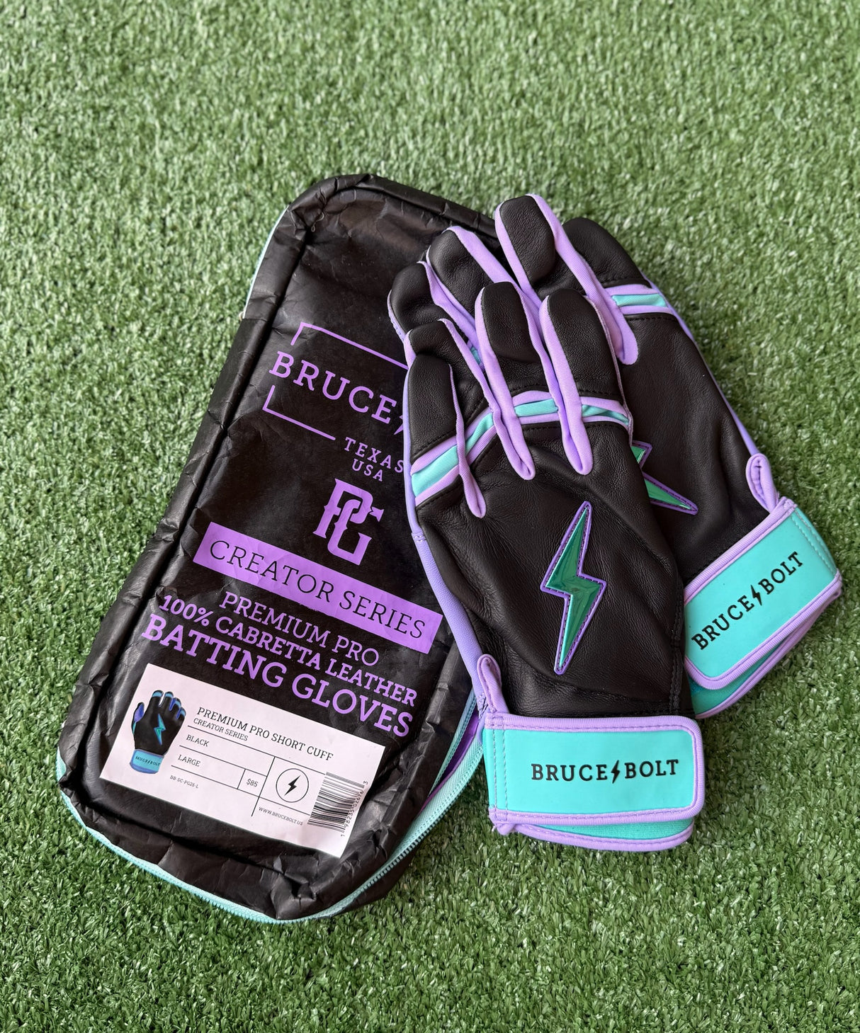 Bruce Bolt Creator Series Perfect Game Short Cuff Batting Gloves